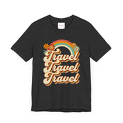 Groovy Travel T-Shirt, Groovy Vibes Vacation Tee | Family, Friends & Group Travel Apparel & Accessories | Travel Lifestyle Store | FrappeToGo