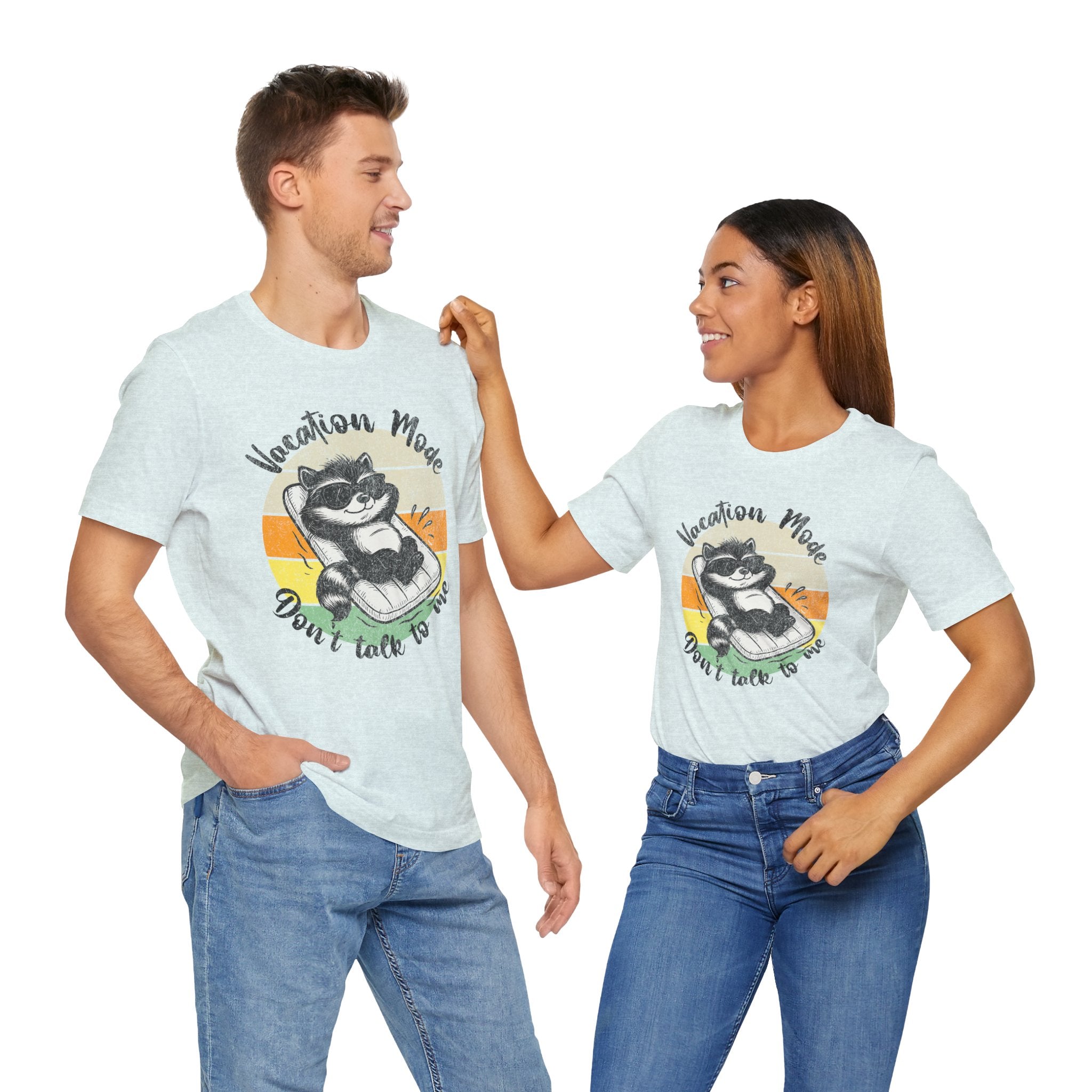 Vacation Mode, Don't Talk To Me, Funny Vacay T-Shirt, Raccoon Tee