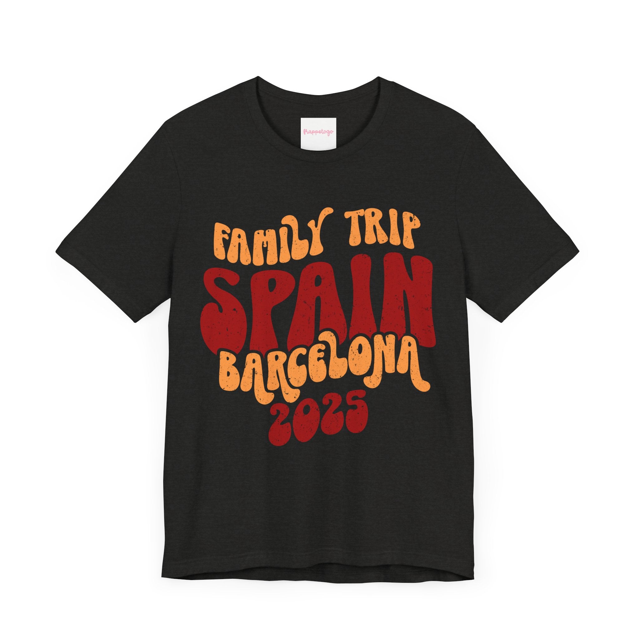 Family Trip Spain Barcelona 2025 T-Shirt, Group Travel Shirt, Retro Travel T-Shirt | Family, Friends & Group Travel Apparel & Accessories | Travel Lifestyle Store | FrappeToGo