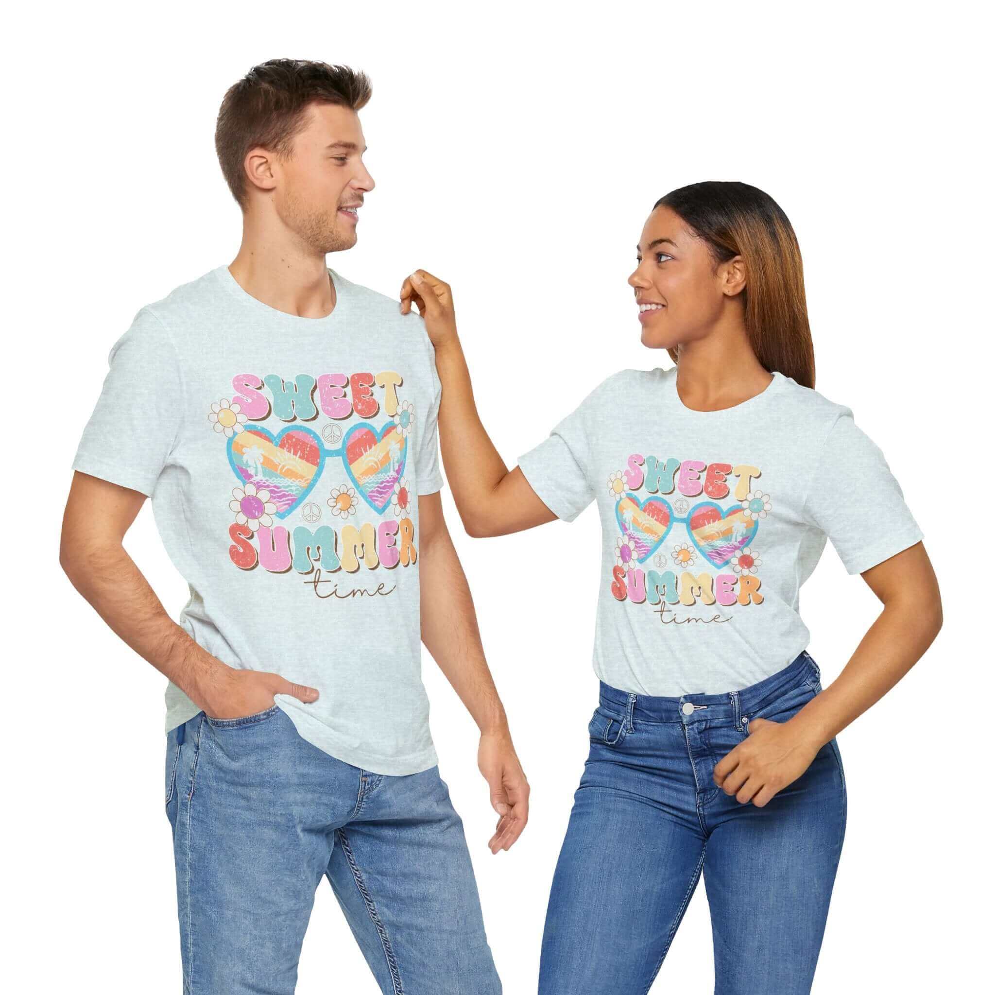 Summer Vacation Groovy T-Shirt, Sweet Summer Shirt, Retro Tee | Family, Friends & Group Travel Apparel & Accessories | Travel Lifestyle Store | FrappeToGo