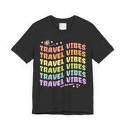 Groovy Travel Shirt, Travel Vibes Wanderlust T-Shirt | Family, Friends & Group Travel Apparel & Accessories | Travel Lifestyle Store | FrappeToGo
