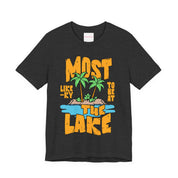 Most Likely To Be At The Lake T-Shirt, Fun Summer Lake Life Tee
