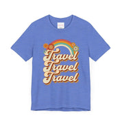 Groovy Travel T-Shirt, Groovy Vibes Vacation Tee | Family, Friends & Group Travel Apparel & Accessories | Travel Lifestyle Store | FrappeToGo