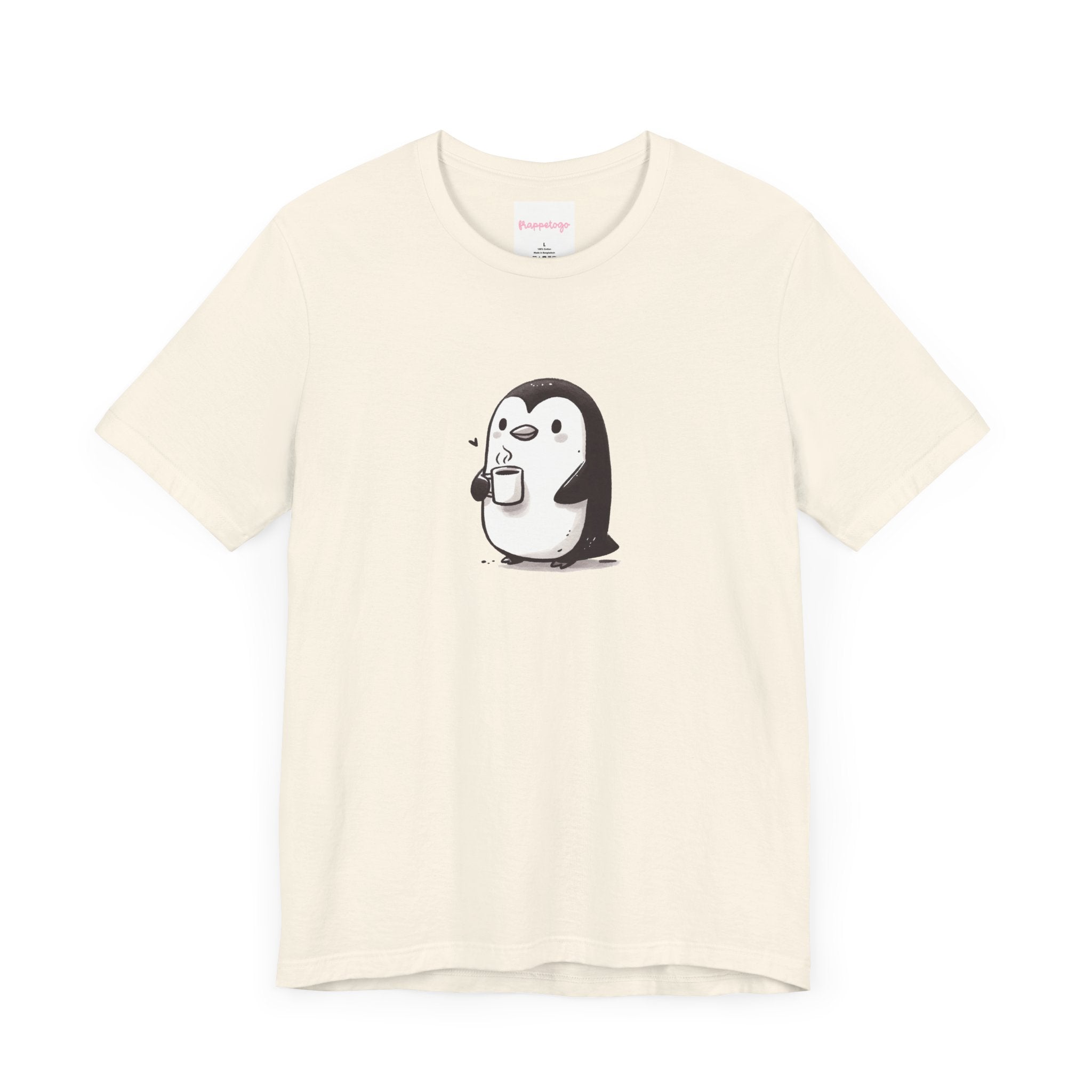 Cute Penguin Funny Graphic T-Shirt, Coffee Lover Chill T-Shirt | Family, Friends & Group Travel Apparel & Accessories | Travel Lifestyle Store | FrappeToGo