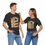 Groovy Travel T-Shirt, Groovy Vibes Vacation Tee | Family, Friends & Group Travel Apparel & Accessories | Travel Lifestyle Store | FrappeToGo