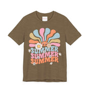 Groovy Summer T-Shirt, Summer Trip Tee, Cute Retro Travel Shirt | Family, Friends & Group Travel Apparel & Accessories | Travel Lifestyle Store | FrappeToGo