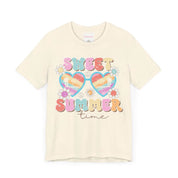 Summer Vacation Groovy T-Shirt, Sweet Summer Shirt, Retro Tee | Family, Friends & Group Travel Apparel & Accessories | Travel Lifestyle Store | FrappeToGo