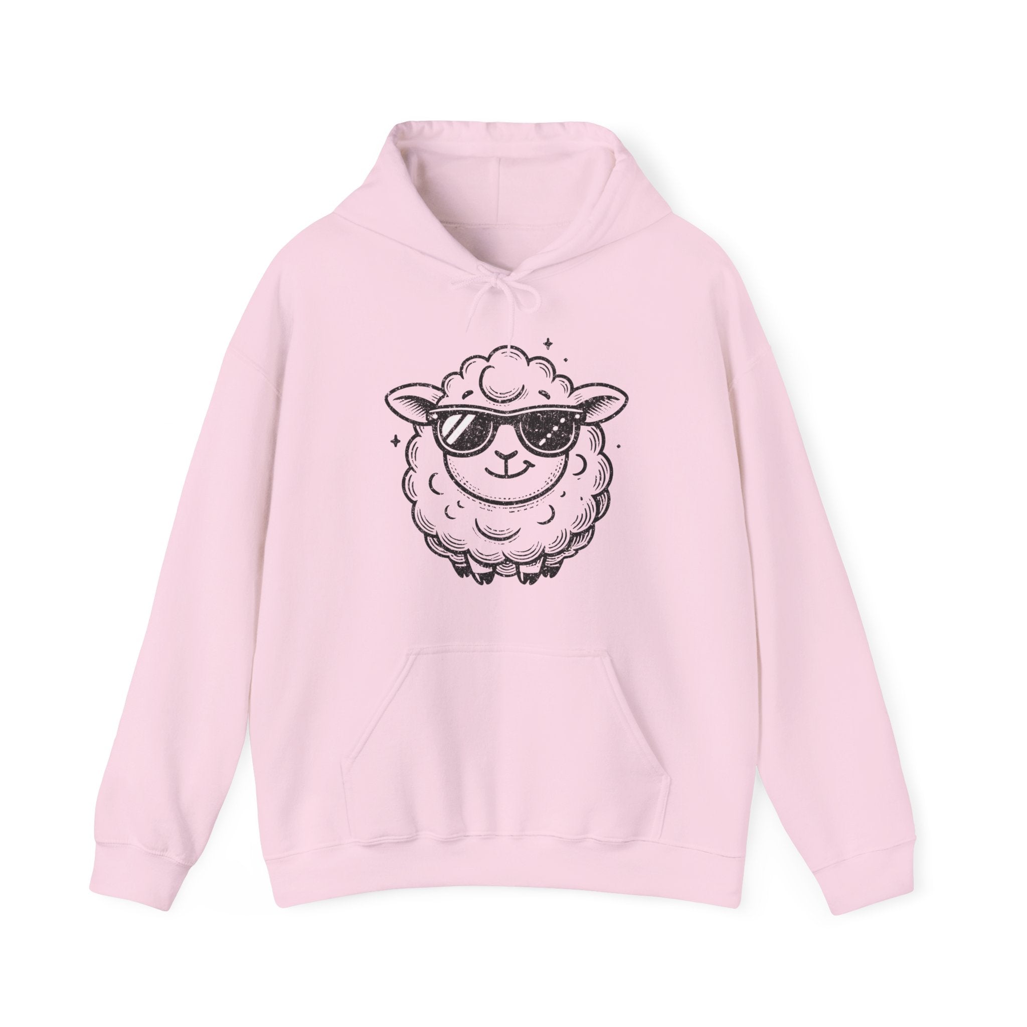 Feeling Good Funny Graphic Hoodie, Cool Sheep Travel Hooded Sweatshirt | Family, Friends & Group Travel Apparel & Accessories | Travel Lifestyle Store | FrappeToGo