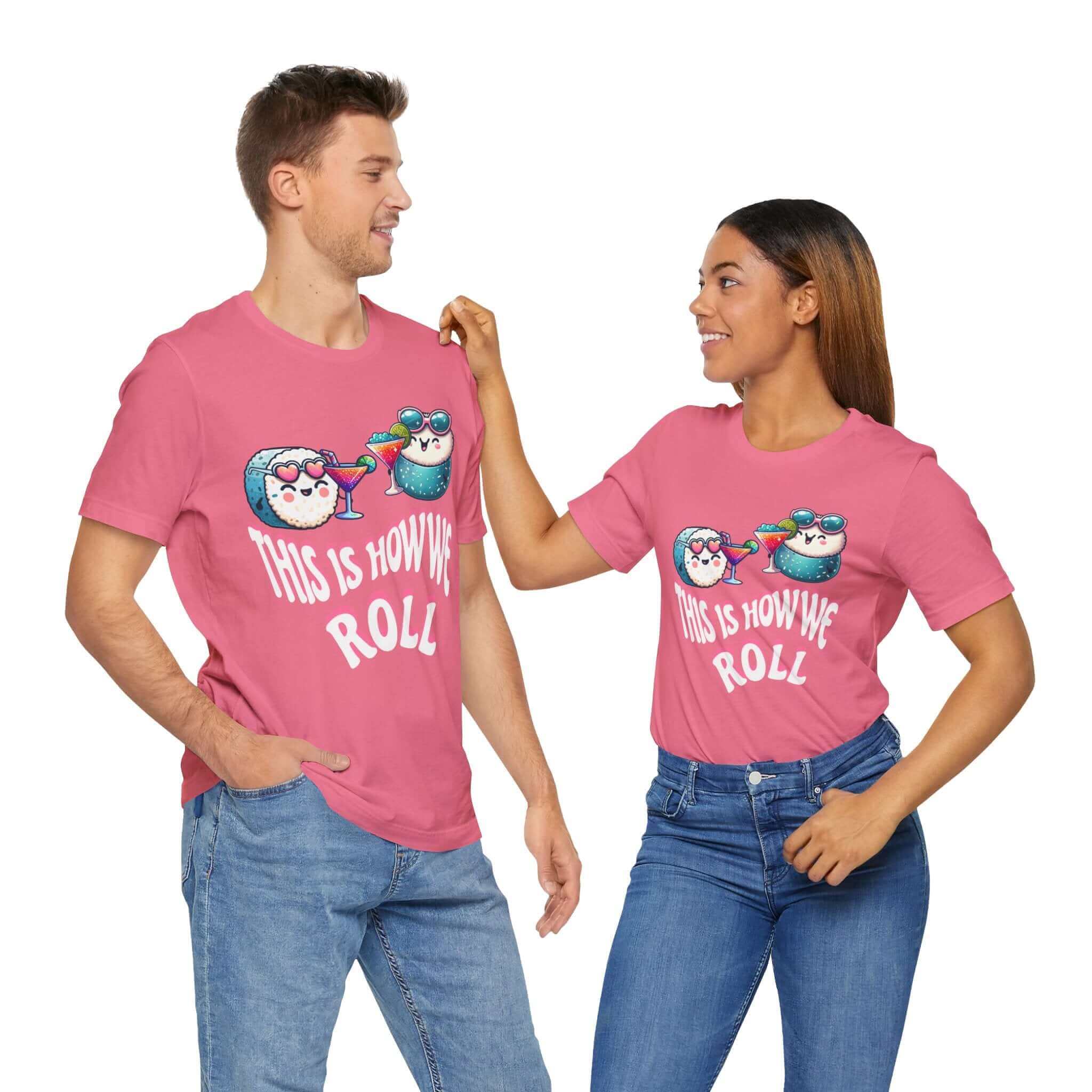 Sushi Summer Shirt, Funny Sushi Lover T-Shirt, Bestie Party Tee | Family, Friends & Group Travel Apparel & Accessories | Travel Lifestyle Store | FrappeToGo