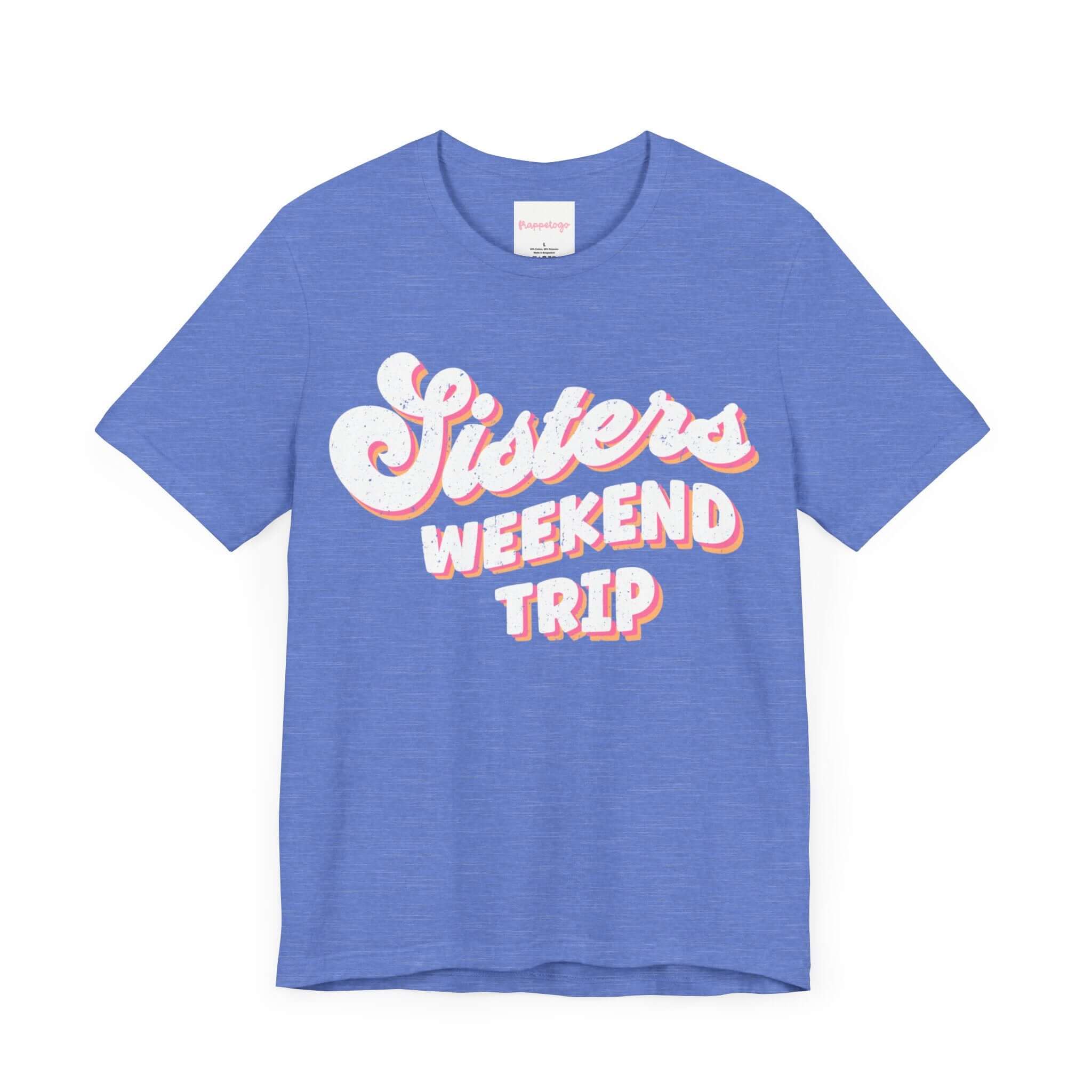 Sisters Weekend Trip T-Shirt, Groovy Travel Shirt, Family Travel, Personalized Tee | Family, Friends & Group Travel Apparel & Accessories | Travel Lifestyle Store | FrappeToGo