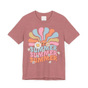 Groovy Summer T-Shirt, Summer Trip Tee, Cute Retro Travel Shirt | Family, Friends & Group Travel Apparel & Accessories | Travel Lifestyle Store | FrappeToGo