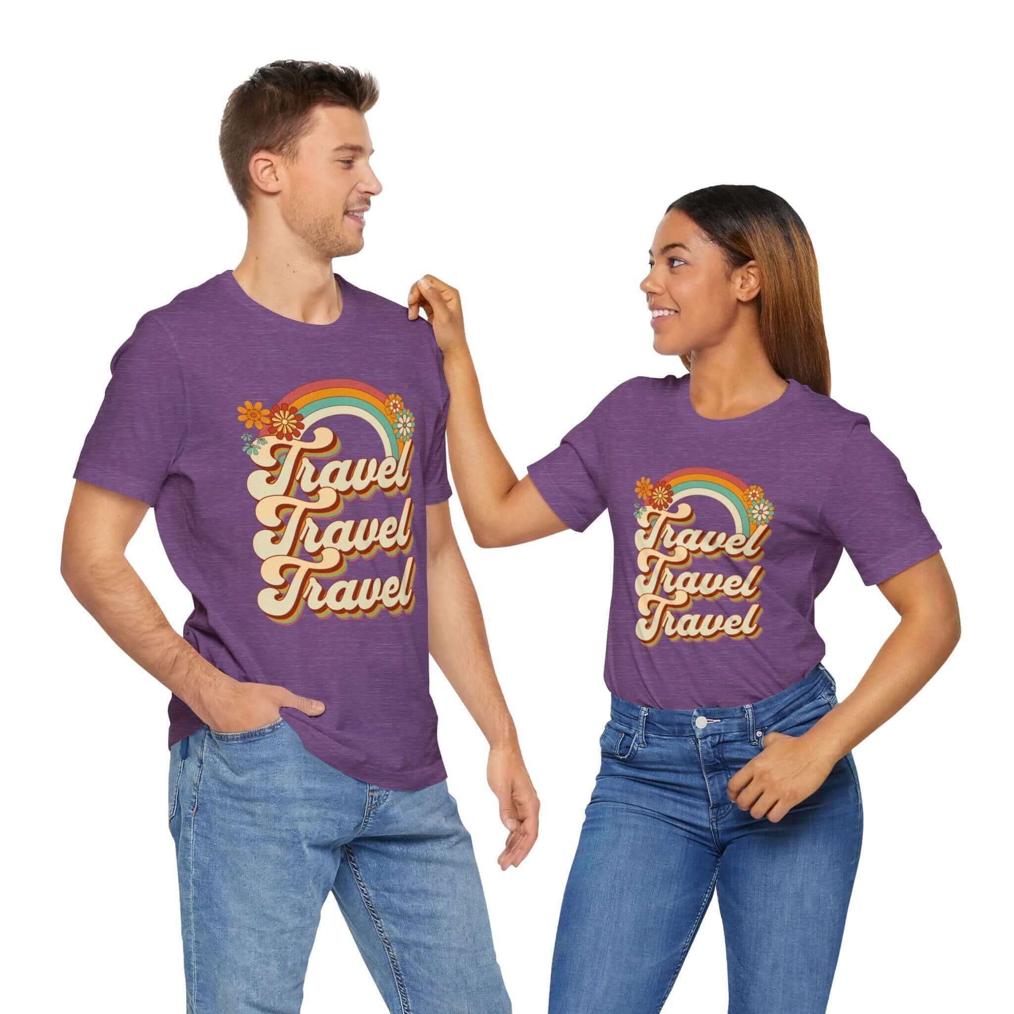 Groovy Travel T-Shirt, Groovy Vibes Vacation Tee | Family, Friends & Group Travel Apparel & Accessories | Travel Lifestyle Store | FrappeToGo
