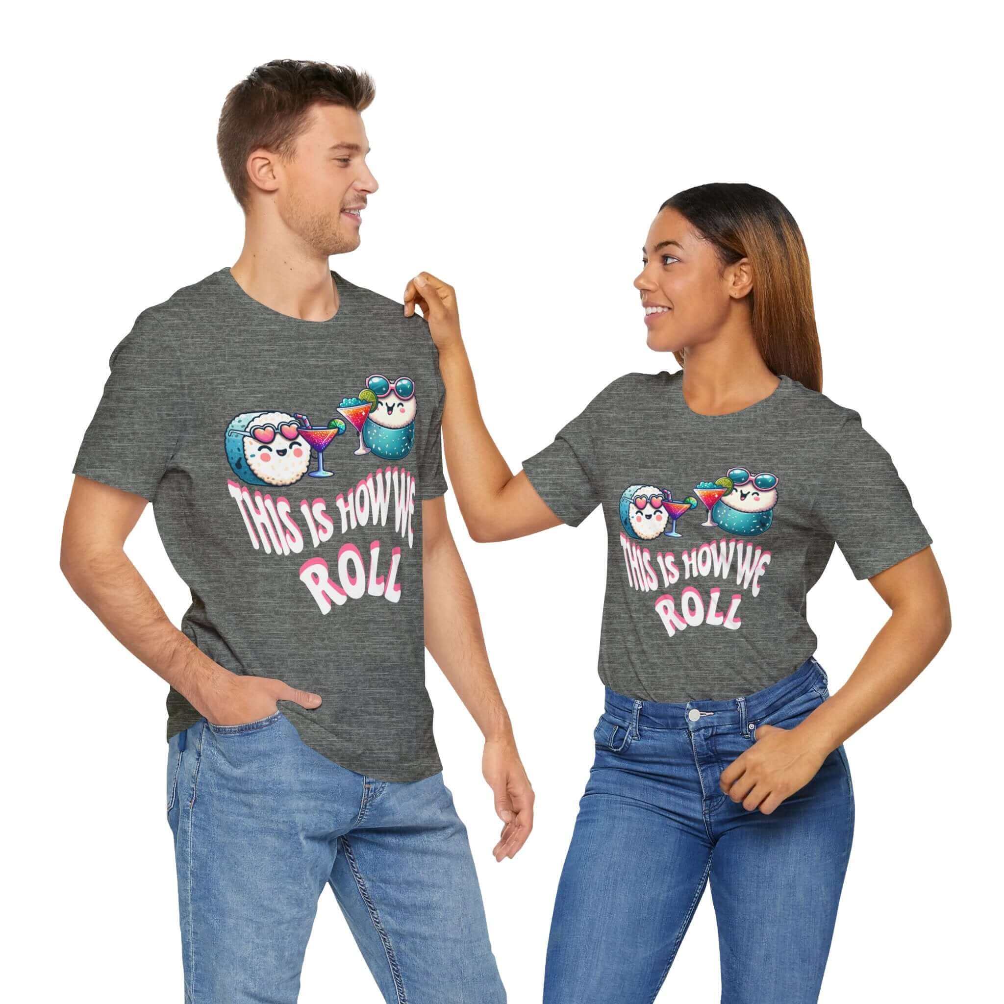 Sushi Summer Shirt, Funny Sushi Lover T-Shirt, Bestie Party Tee | Family, Friends & Group Travel Apparel & Accessories | Travel Lifestyle Store | FrappeToGo
