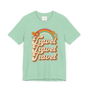 Groovy Travel T-Shirt, Groovy Vibes Vacation Tee | Family, Friends & Group Travel Apparel & Accessories | Travel Lifestyle Store | FrappeToGo