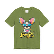 Summer Vibes, Cute Kangaroo Summer Groovy T-Shirt | Family, Friends & Group Travel Apparel & Accessories | Travel Lifestyle Store | FrappeToGo