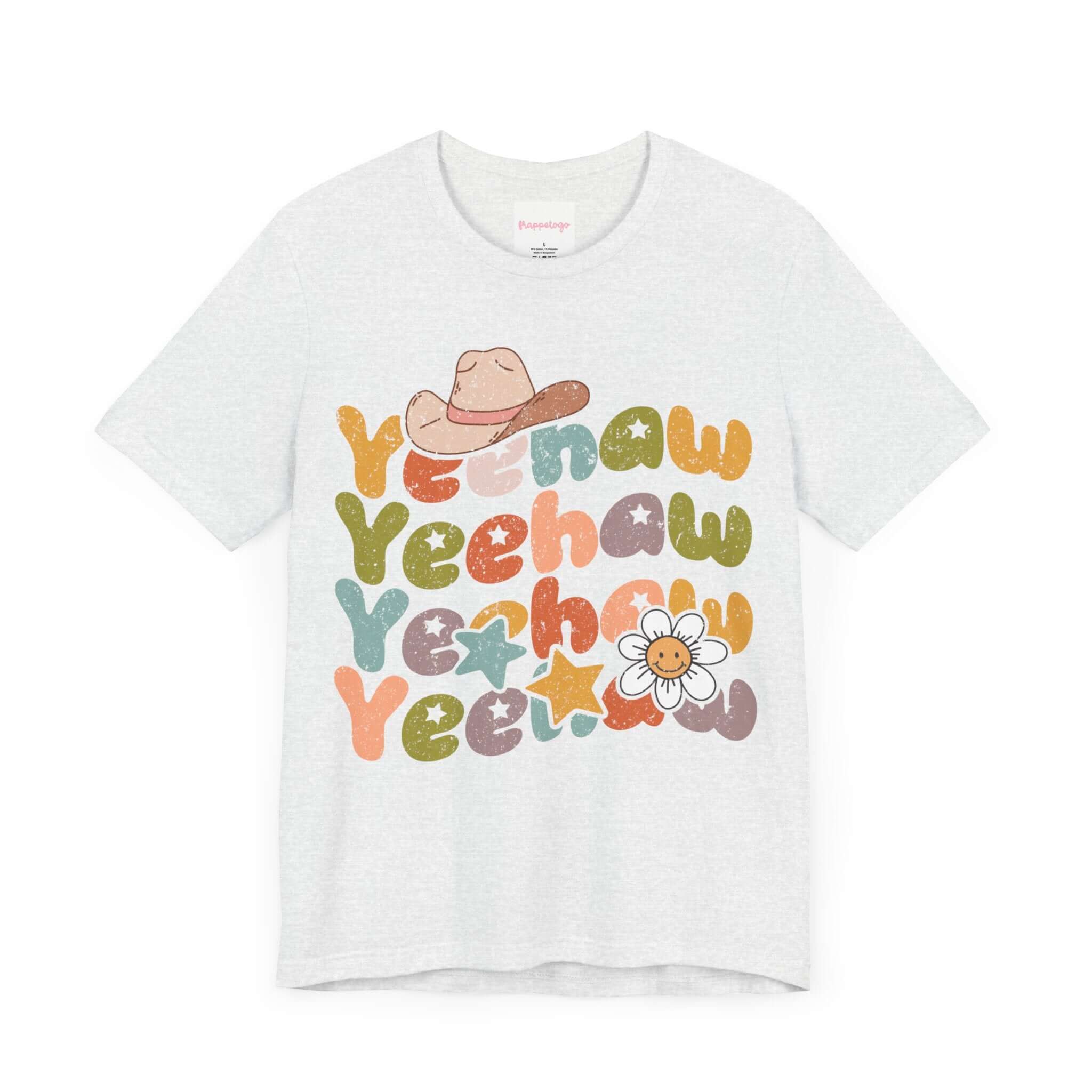 Western Cowboy Yeehaw USA Travel T-Shirt, Fun Girls Trip Shirt, Cute Cowboy Tee | Family, Friends & Group Travel Apparel & Accessories | Travel Lifestyle Store | FrappeToGo