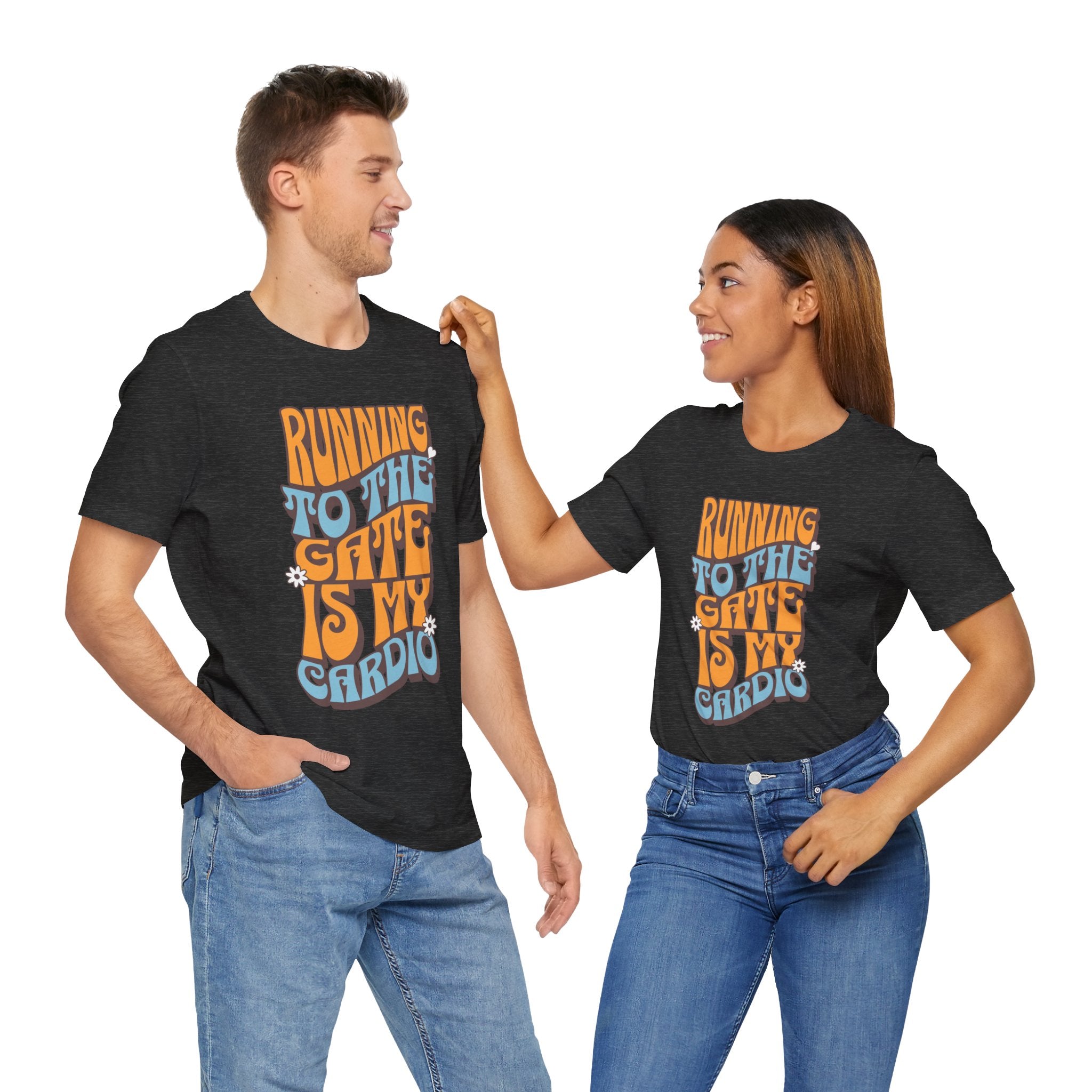 Running To The Gate Is My Cardio Travel T-Shirt, Funny Traveler Shirt, Fitness Travel Tee