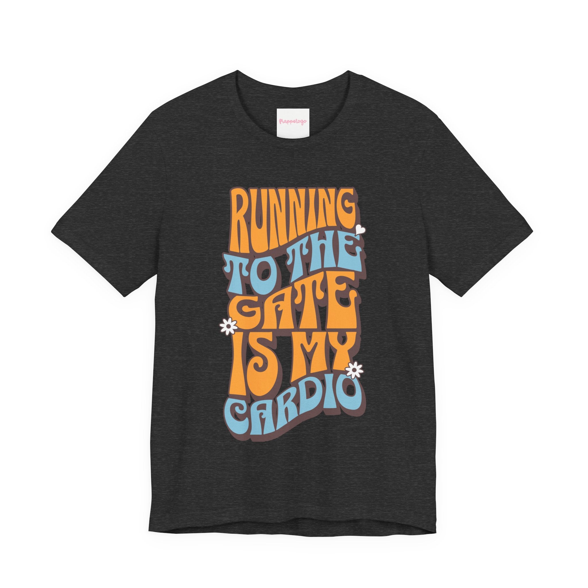 Running To The Gate Is My Cardio Travel T-Shirt, Funny Traveler Shirt, Fitness Travel Tee