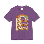 Groovy Travel T-Shirt, Groovy Vibes Vacation Tee | Family, Friends & Group Travel Apparel & Accessories | Travel Lifestyle Store | FrappeToGo