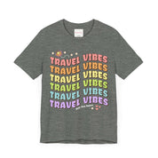 Groovy Travel Shirt, Travel Vibes Wanderlust T-Shirt | Family, Friends & Group Travel Apparel & Accessories | Travel Lifestyle Store | FrappeToGo