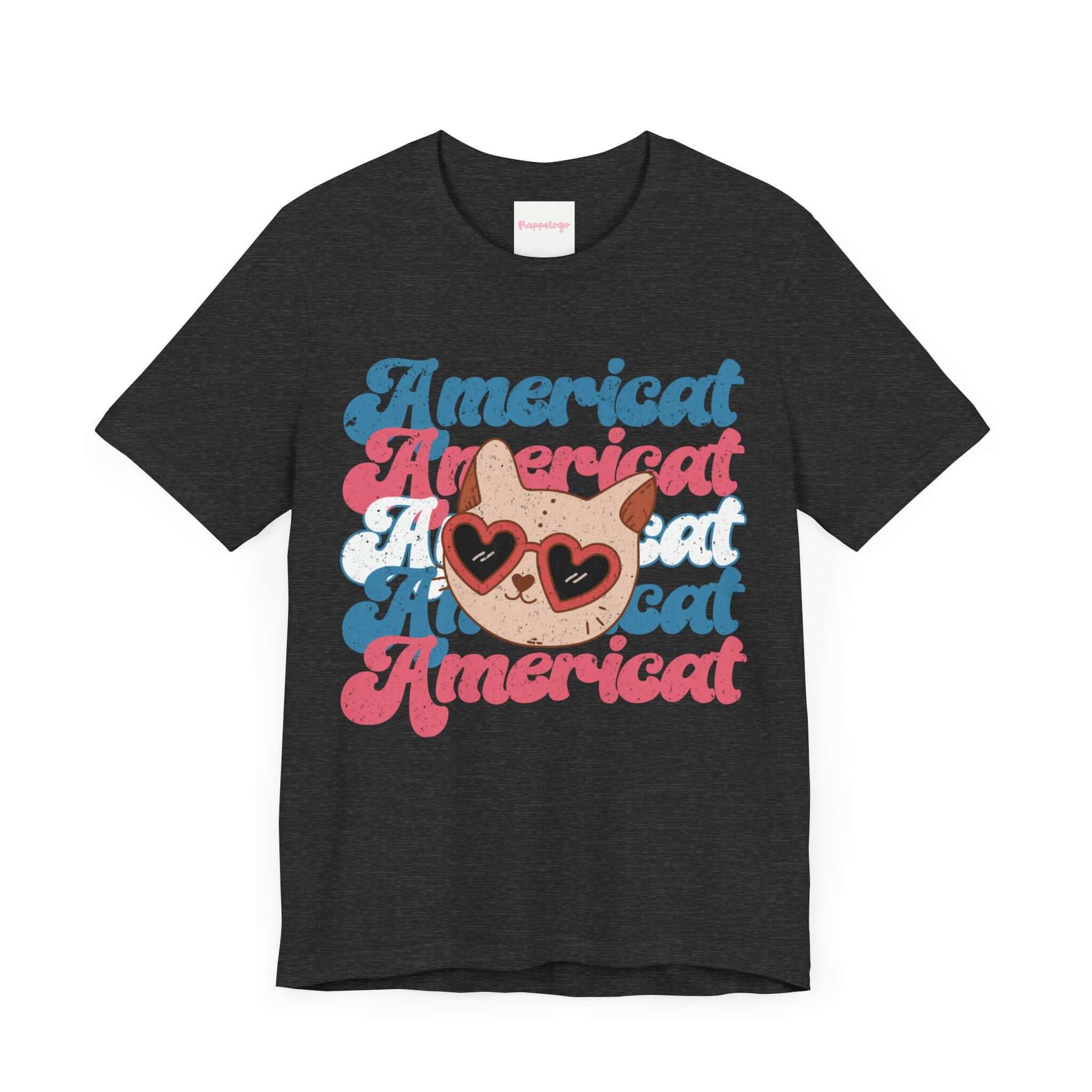 America USA Cat Lover Groovy Travel T-Shirt, America Road Trip Summer Vacation Retro Shirt, Americat | Family, Friends & Group Travel Apparel & Accessories | Travel Lifestyle Store | FrappeToGo