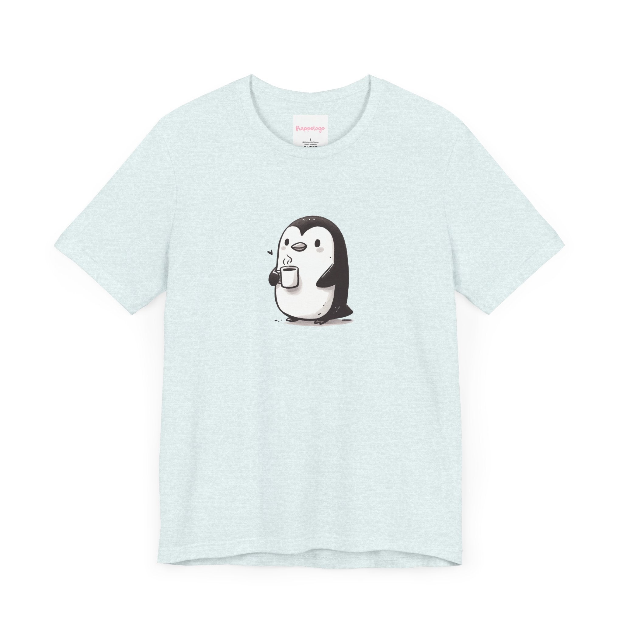 Cute Penguin Funny Graphic T-Shirt, Coffee Lover Chill T-Shirt | Family, Friends & Group Travel Apparel & Accessories | Travel Lifestyle Store | FrappeToGo