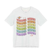 Groovy Travel Shirt, Travel Vibes Wanderlust T-Shirt | Family, Friends & Group Travel Apparel & Accessories | Travel Lifestyle Store | FrappeToGo