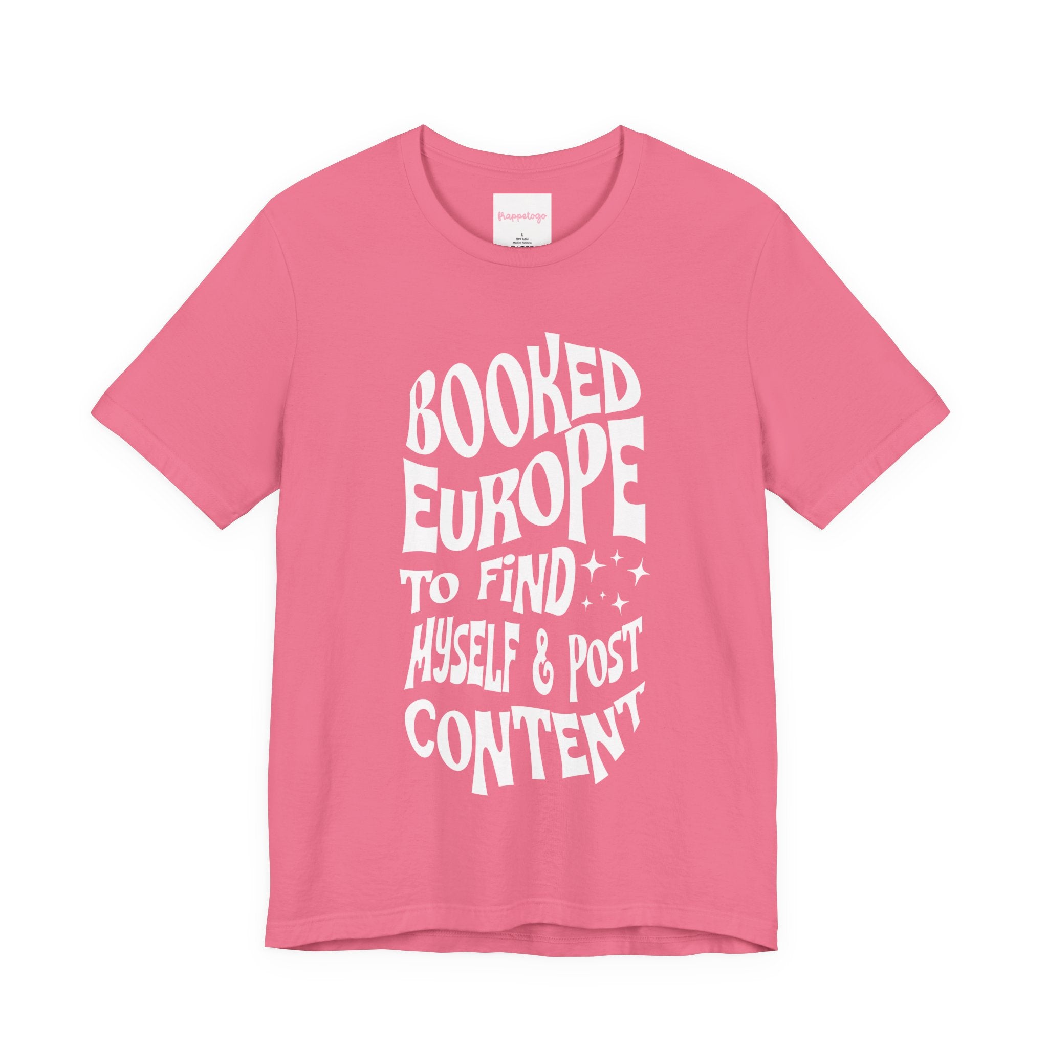 Europe Travel T-Shirt For Content Creator, Funny Europe Trip Shirt