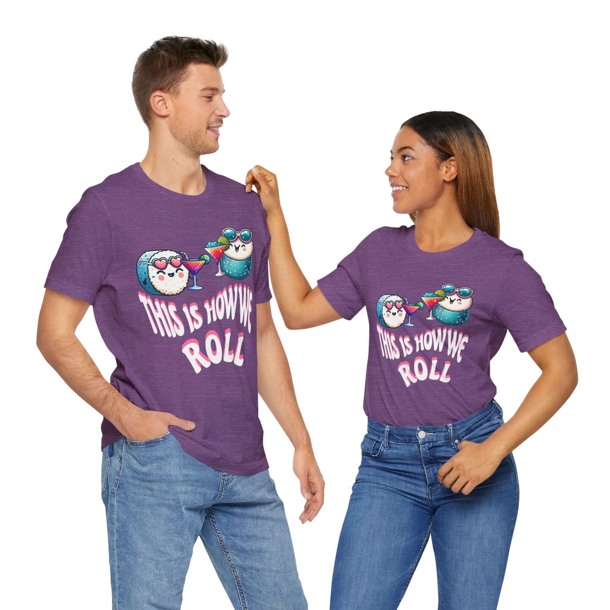 Sushi Summer Shirt, Funny Sushi Lover T-Shirt, Bestie Party Tee | Family, Friends & Group Travel Apparel & Accessories | Travel Lifestyle Store | FrappeToGo
