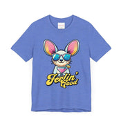 Summer Vibes, Cute Kangaroo Summer Groovy T-Shirt | Family, Friends & Group Travel Apparel & Accessories | Travel Lifestyle Store | FrappeToGo