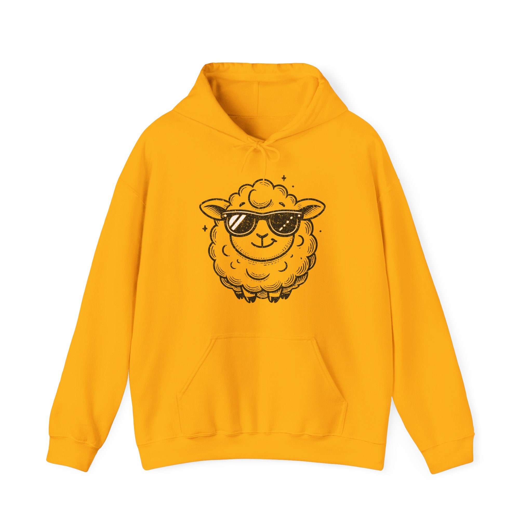 Feeling Good Funny Graphic Hoodie, Cool Sheep Travel Hooded Sweatshirt | Family, Friends & Group Travel Apparel & Accessories | Travel Lifestyle Store | FrappeToGo