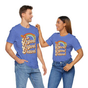 Groovy Travel T-Shirt, Groovy Vibes Vacation Tee | Family, Friends & Group Travel Apparel & Accessories | Travel Lifestyle Store | FrappeToGo