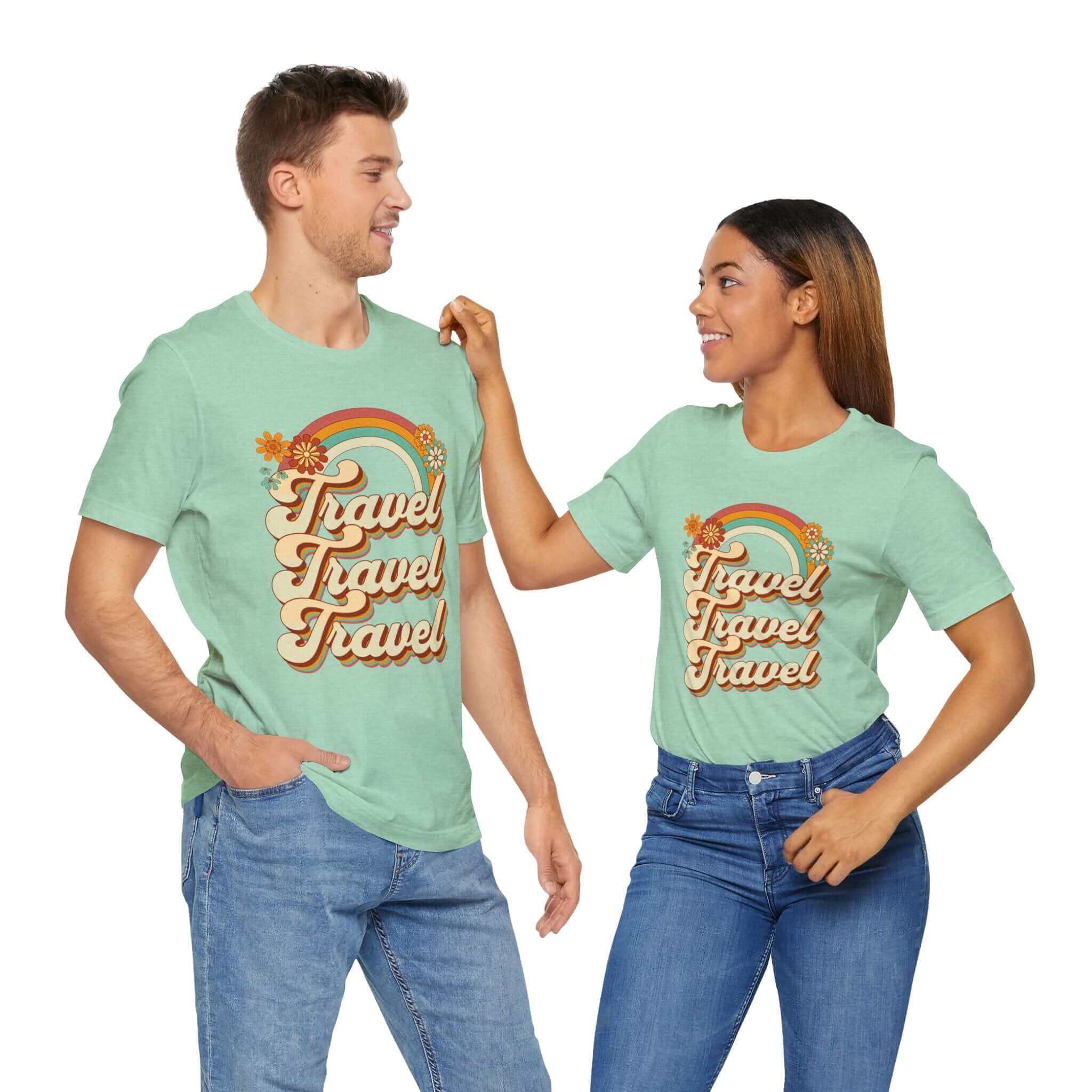 Groovy Travel T-Shirt, Groovy Vibes Vacation Tee | Family, Friends & Group Travel Apparel & Accessories | Travel Lifestyle Store | FrappeToGo