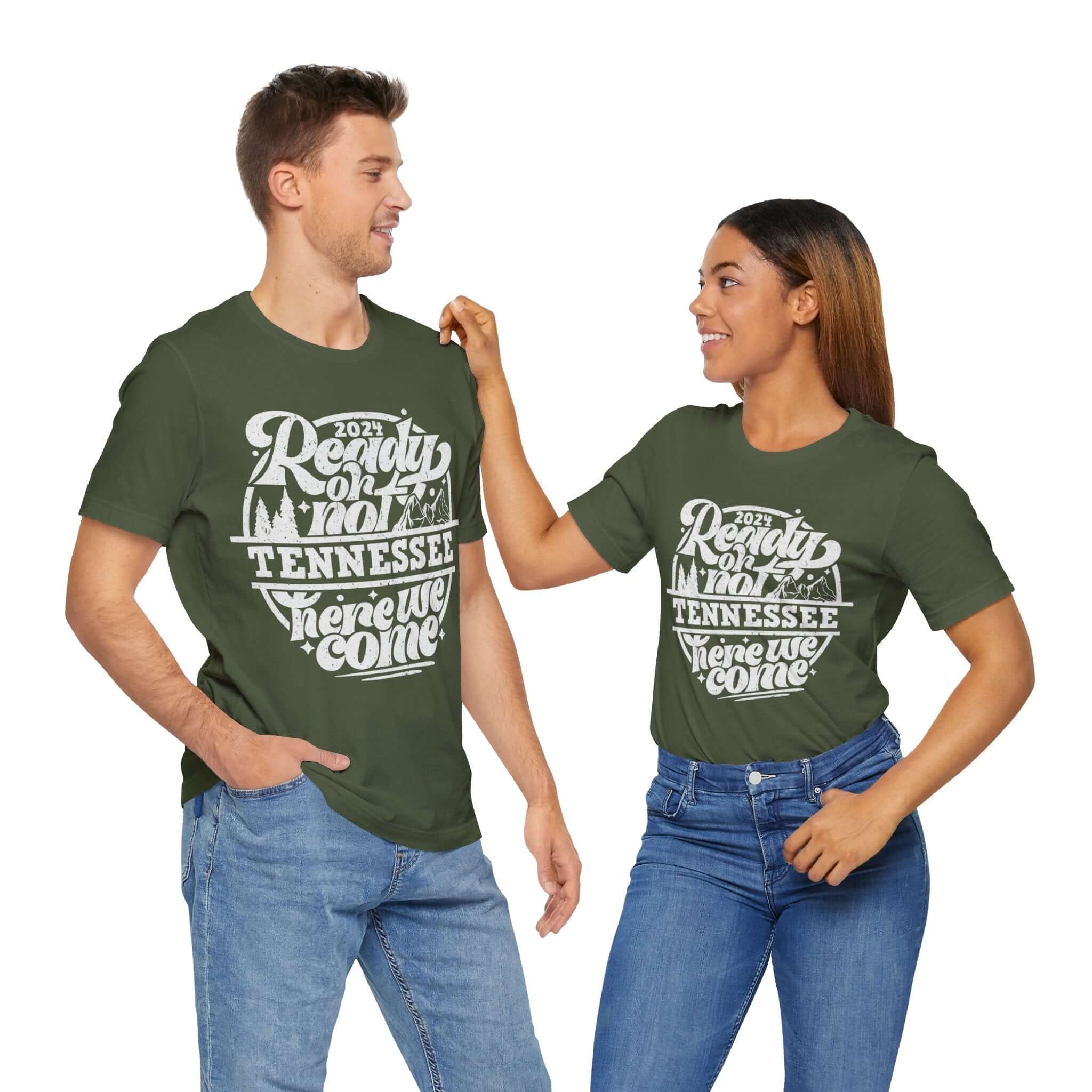 Mountain Vacation Lodging 2024 Travel T-Shirt, National Park Camping Shirt, Great Smoky Mountains, Tennessee, Personalized | Family, Friends & Group Travel Apparel & Accessories | Travel Lifestyle Store | FrappeToGo