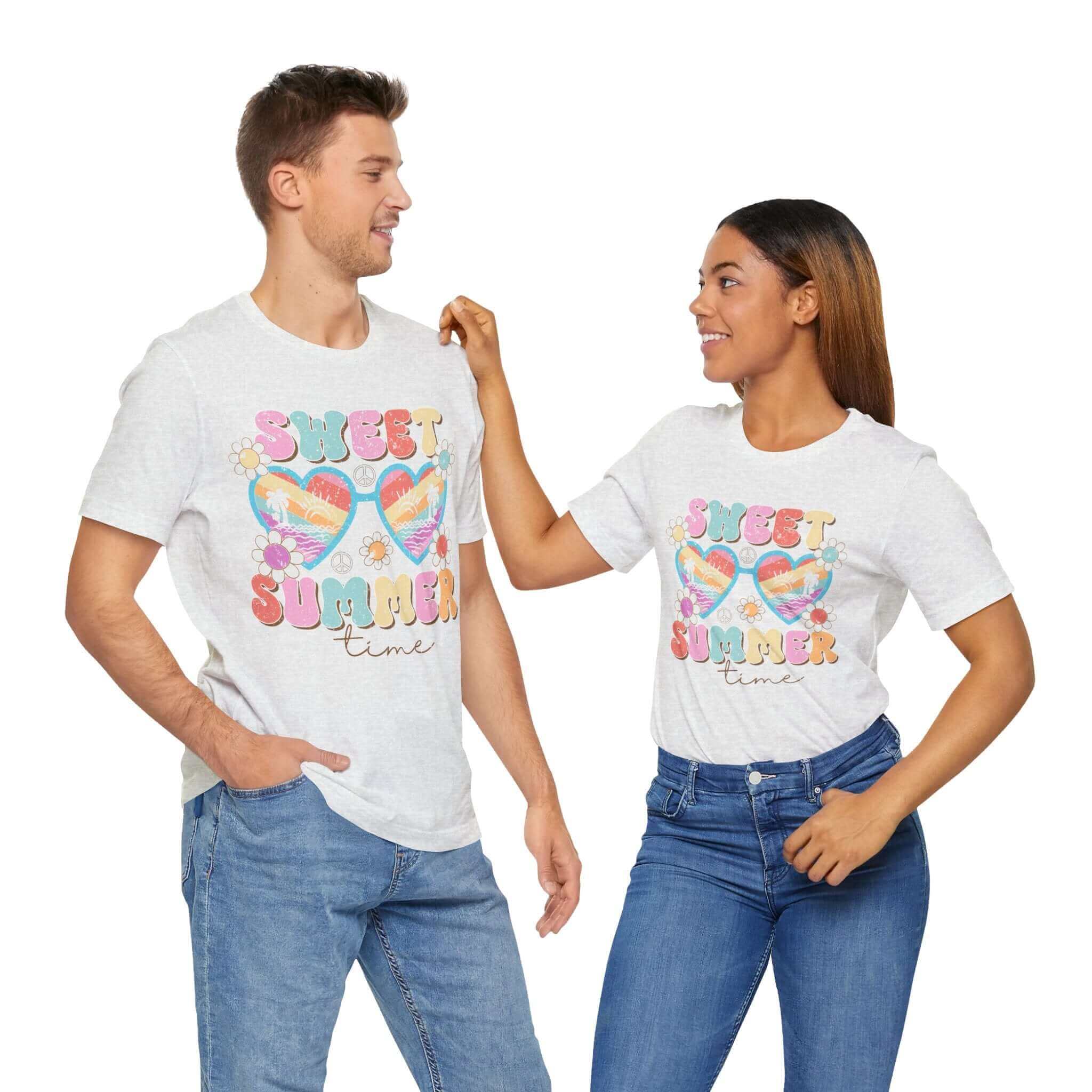 Summer Vacation Groovy T-Shirt, Sweet Summer Shirt, Retro Tee | Family, Friends & Group Travel Apparel & Accessories | Travel Lifestyle Store | FrappeToGo
