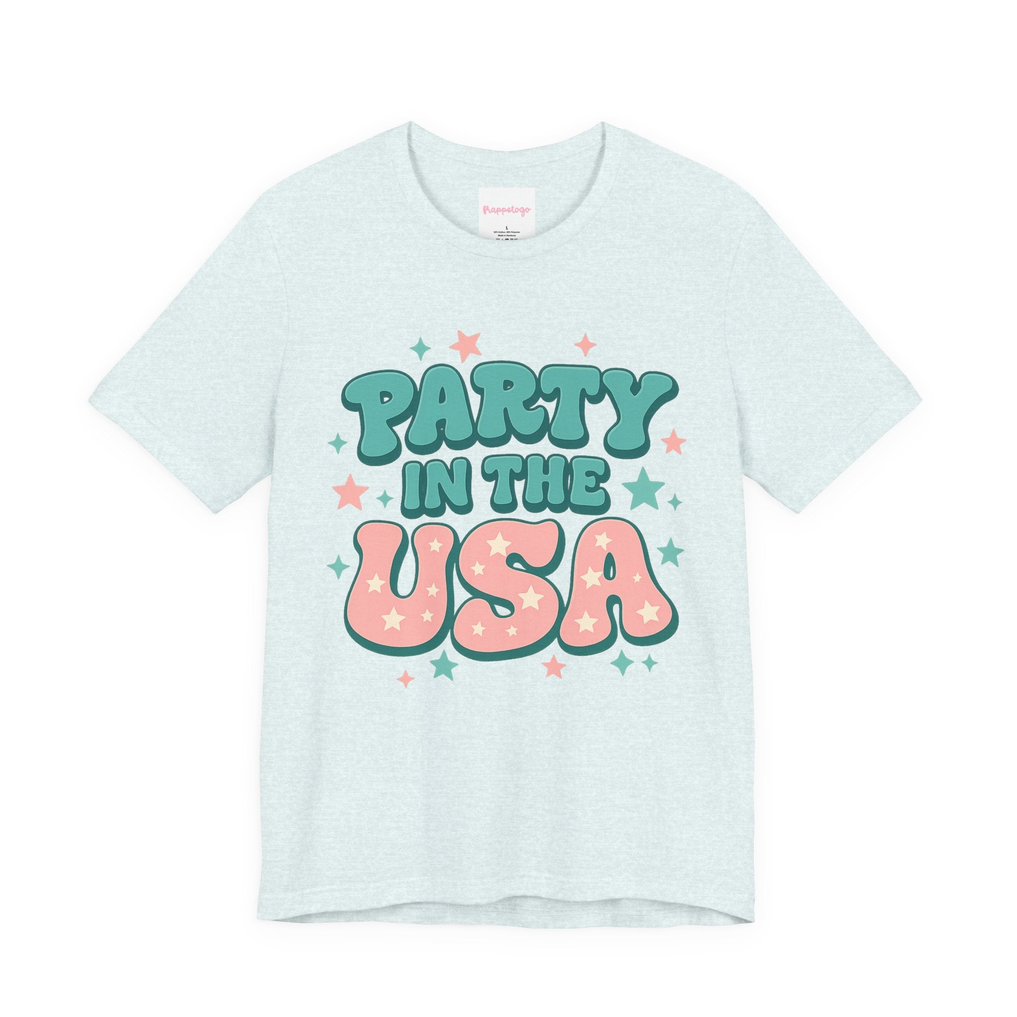 Party In The USA T-Shirt, America July 4th Independence Day Travel T-Shirt