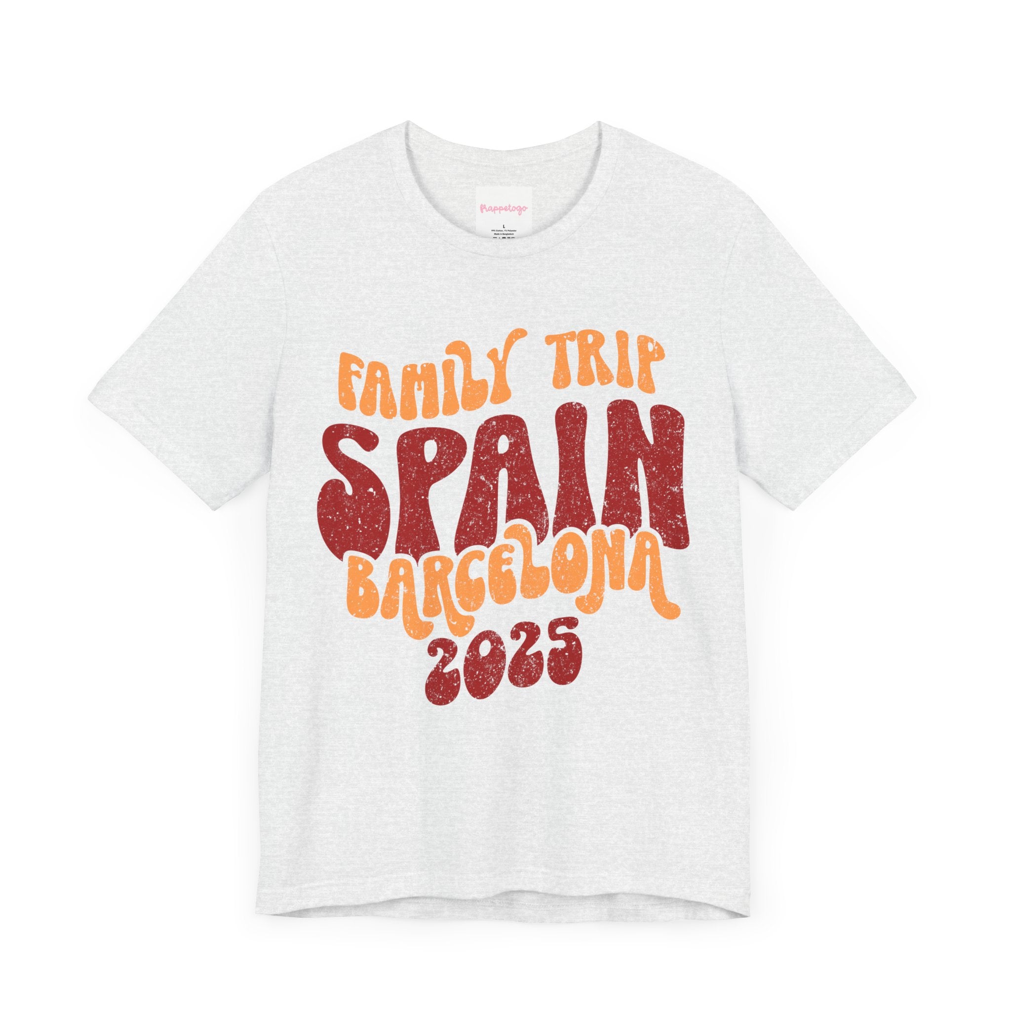 Family Trip Spain Barcelona 2025 T-Shirt, Group Travel Shirt, Retro Travel T-Shirt | Family, Friends & Group Travel Apparel & Accessories | Travel Lifestyle Store | FrappeToGo