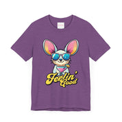 Summer Vibes, Cute Kangaroo Summer Groovy T-Shirt | Family, Friends & Group Travel Apparel & Accessories | Travel Lifestyle Store | FrappeToGo