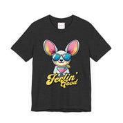 Summer Vibes, Cute Kangaroo Summer Groovy T-Shirt | Family, Friends & Group Travel Apparel & Accessories | Travel Lifestyle Store | FrappeToGo