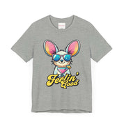 Summer Vibes, Cute Kangaroo Summer Groovy T-Shirt | Family, Friends & Group Travel Apparel & Accessories | Travel Lifestyle Store | FrappeToGo