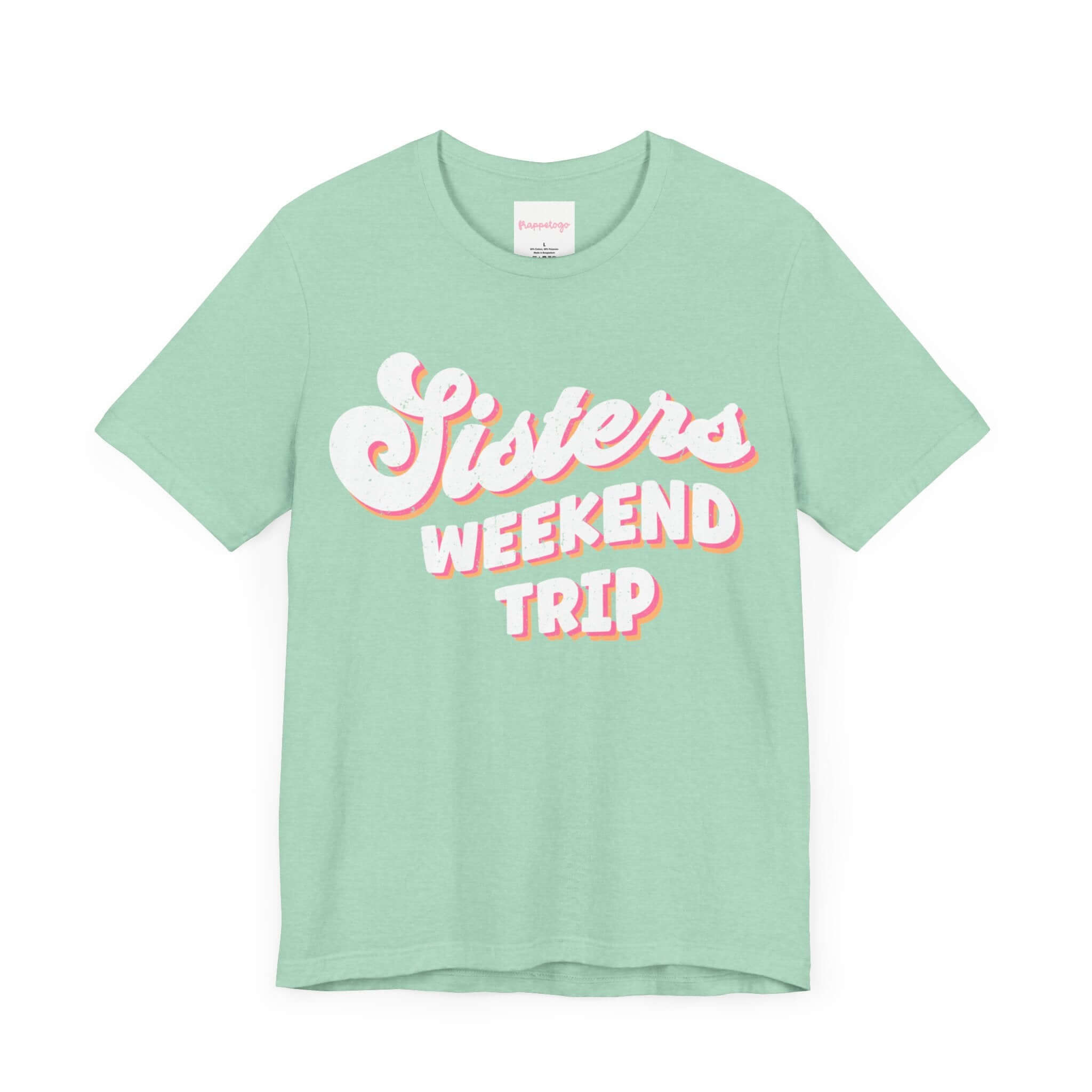 Sisters Weekend Trip T-Shirt, Groovy Travel Shirt, Family Travel, Personalized Tee | Family, Friends & Group Travel Apparel & Accessories | Travel Lifestyle Store | FrappeToGo