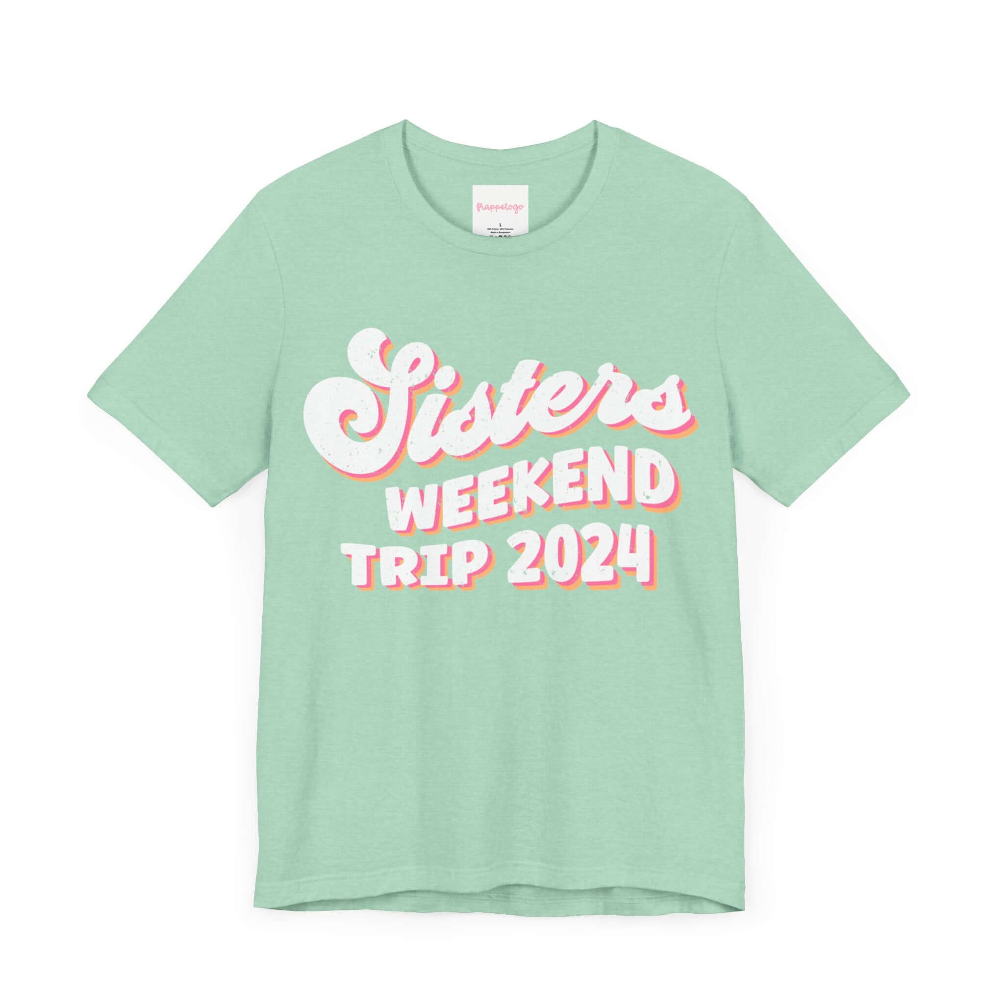 Sisters Weekend Trip 2024 T-Shirt, Groovy Travel Shirt, Family Travel, Personalized Tee | Family, Friends & Group Travel Apparel & Accessories | Travel Lifestyle Store | FrappeToGo