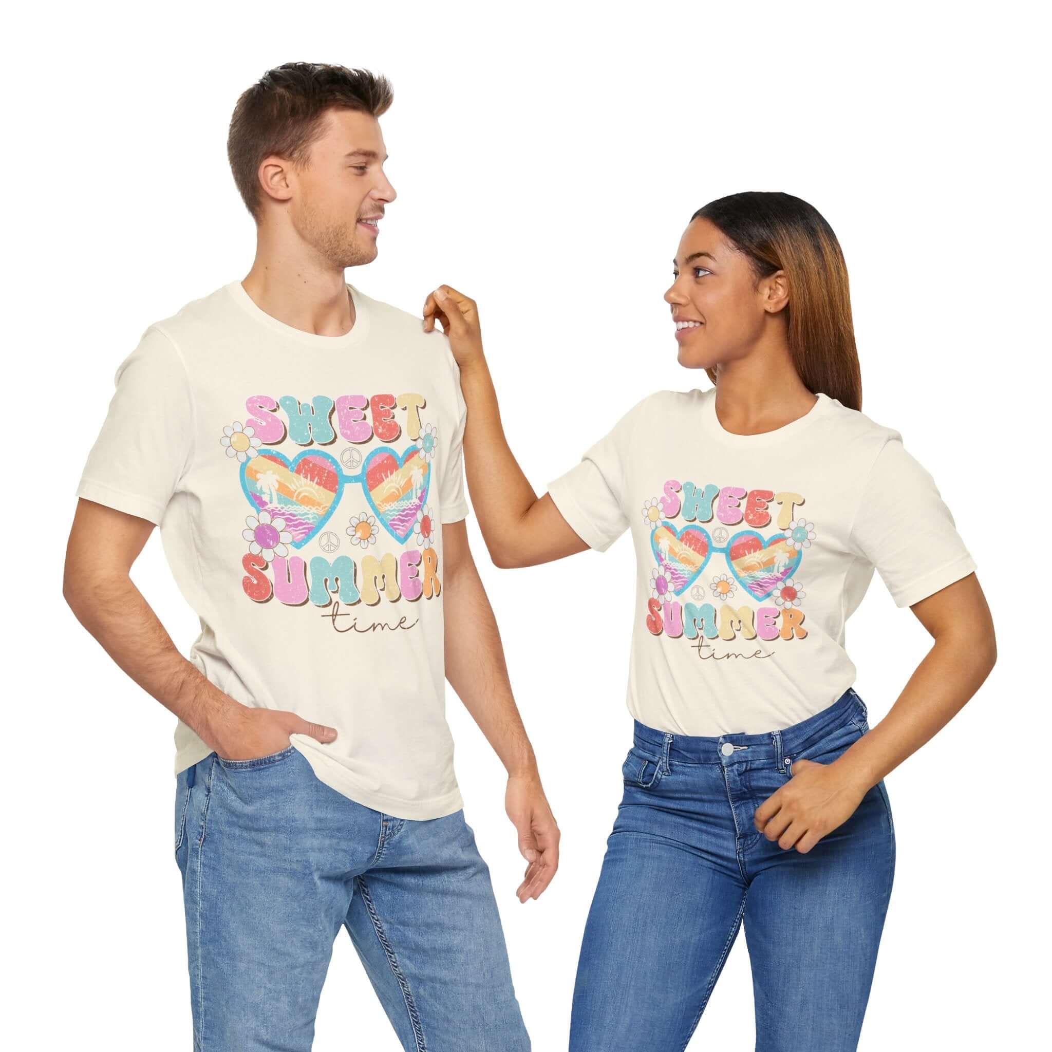 Summer Vacation Groovy T-Shirt, Sweet Summer Shirt, Retro Tee | Family, Friends & Group Travel Apparel & Accessories | Travel Lifestyle Store | FrappeToGo