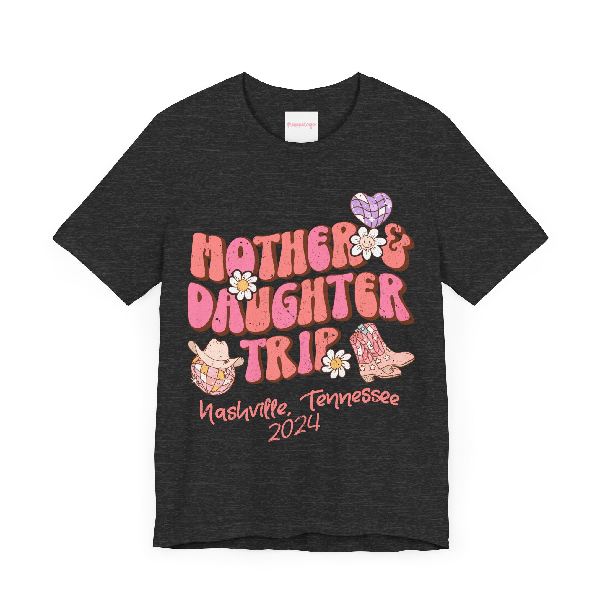 Mother Daughter Nashville T-Shirt, Fun Family USA Travel Shirt, Tennessee Trip T-Shirt | Family, Friends & Group Travel Apparel & Accessories | Travel Lifestyle Store | FrappeToGo