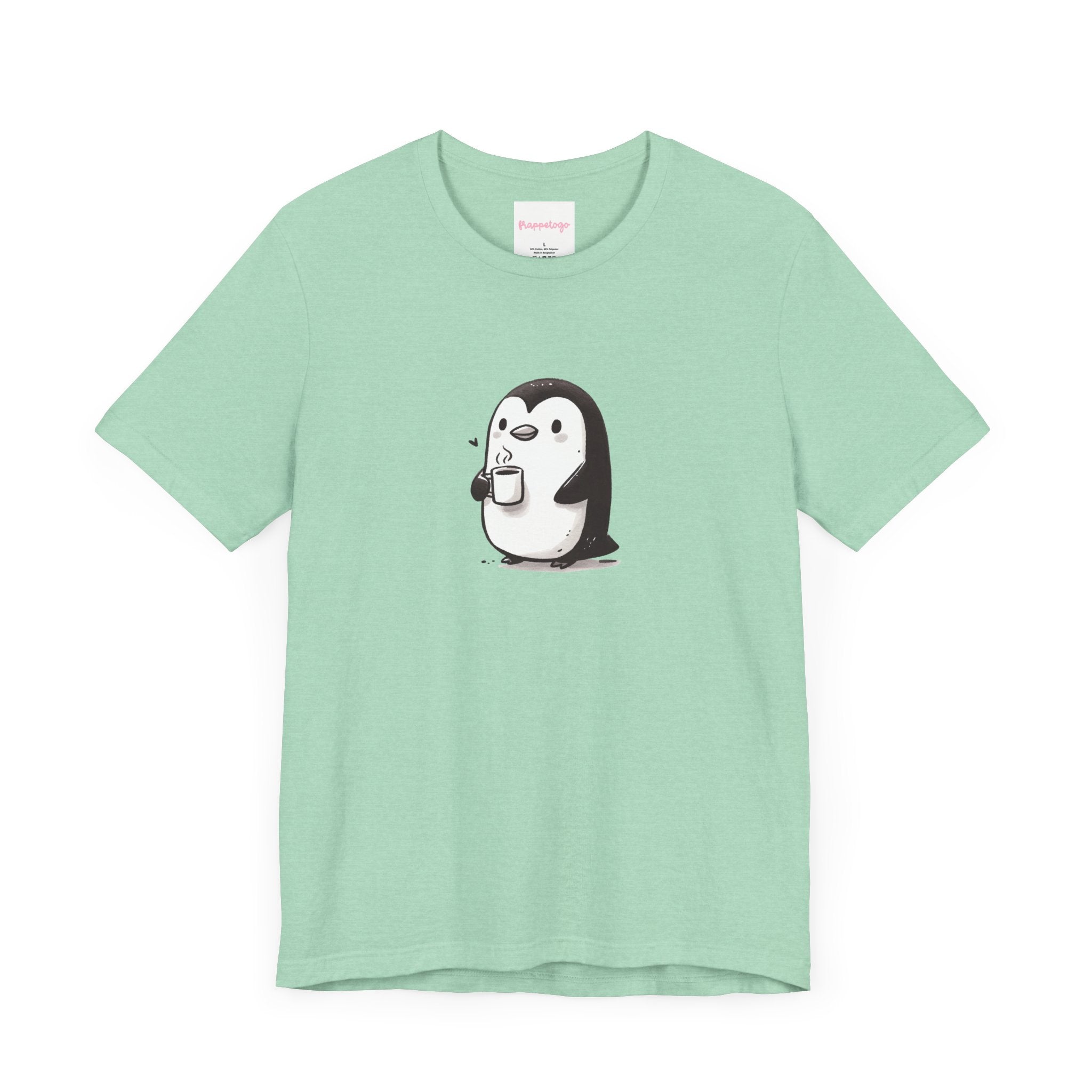 Cute Penguin Funny Graphic T-Shirt, Coffee Lover Chill T-Shirt | Family, Friends & Group Travel Apparel & Accessories | Travel Lifestyle Store | FrappeToGo