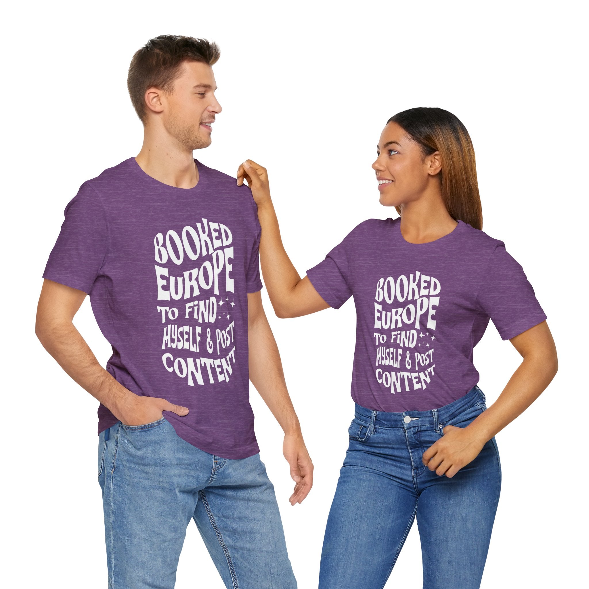 Europe Travel T-Shirt For Content Creator, Funny Europe Trip Shirt