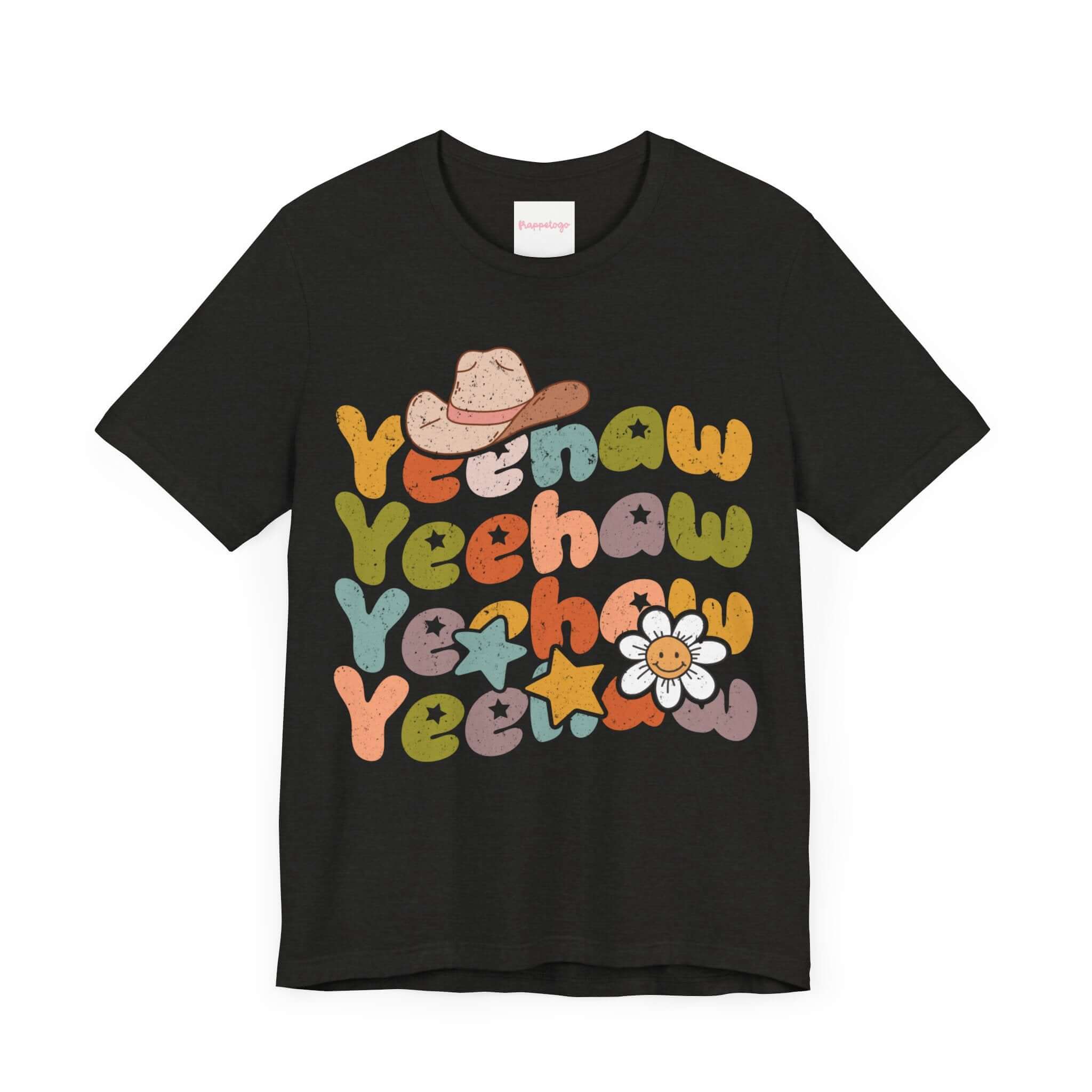 Western Cowboy Yeehaw USA Travel T-Shirt, Fun Girls Trip Shirt, Cute Cowboy Tee | Family, Friends & Group Travel Apparel & Accessories | Travel Lifestyle Store | FrappeToGo