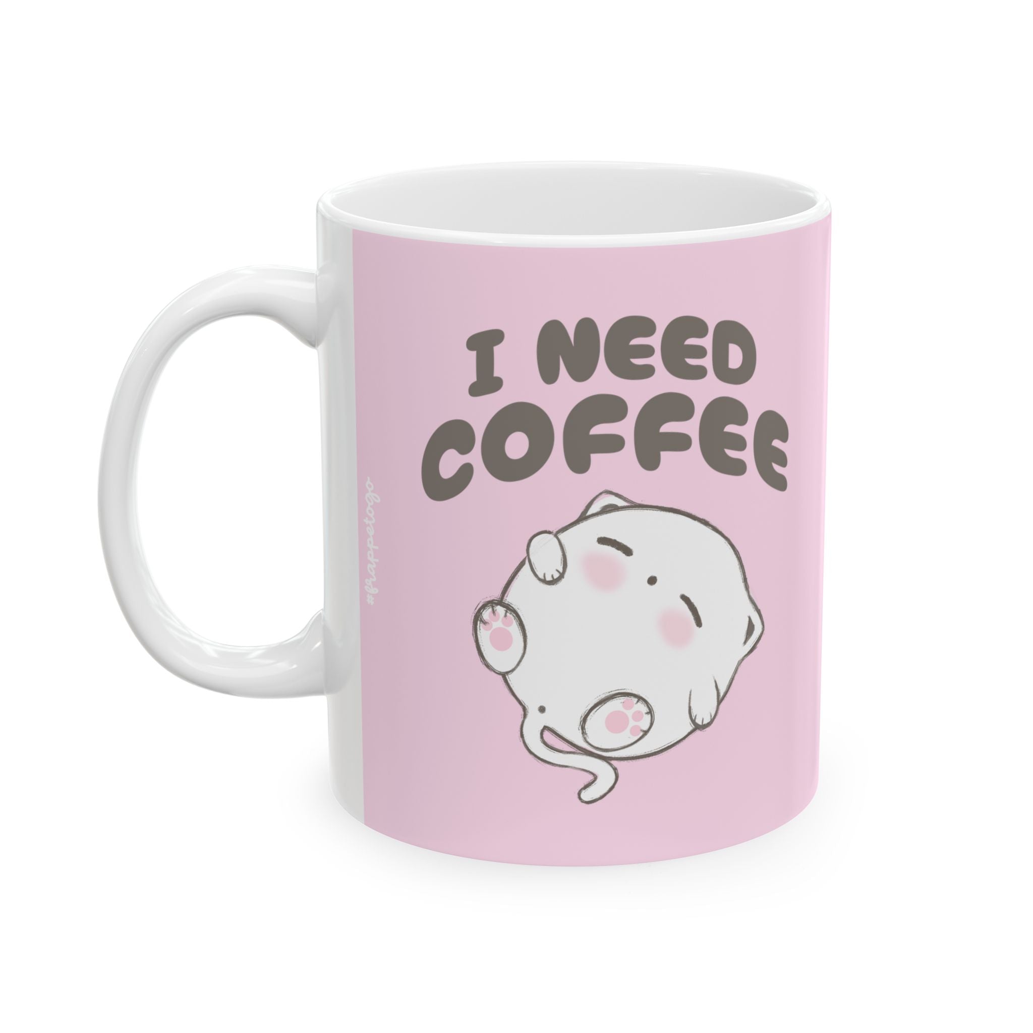 I Need Coffee, Cat and Coffee Lovers Mug, Funny Cat Mug | Family, Friends & Group Travel Apparel & Accessories | Travel Lifestyle Store | FrappeToGo