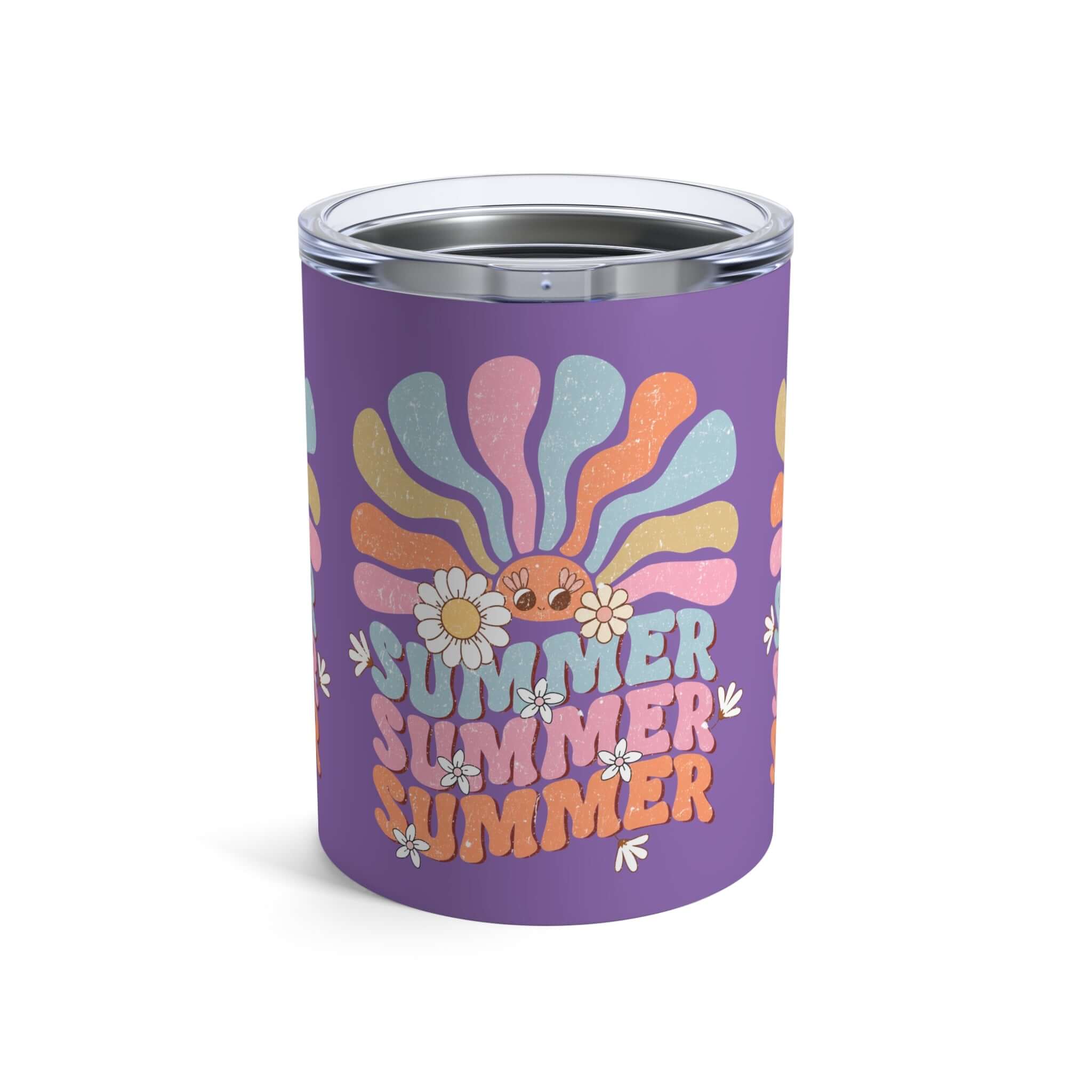 Summer Groovy Tumbler, Groovy Vibes Summer Vacation Tumbler, Lock-Free Sip Lid | Family, Friends & Group Travel Apparel & Accessories | Travel Lifestyle Store | FrappeToGo